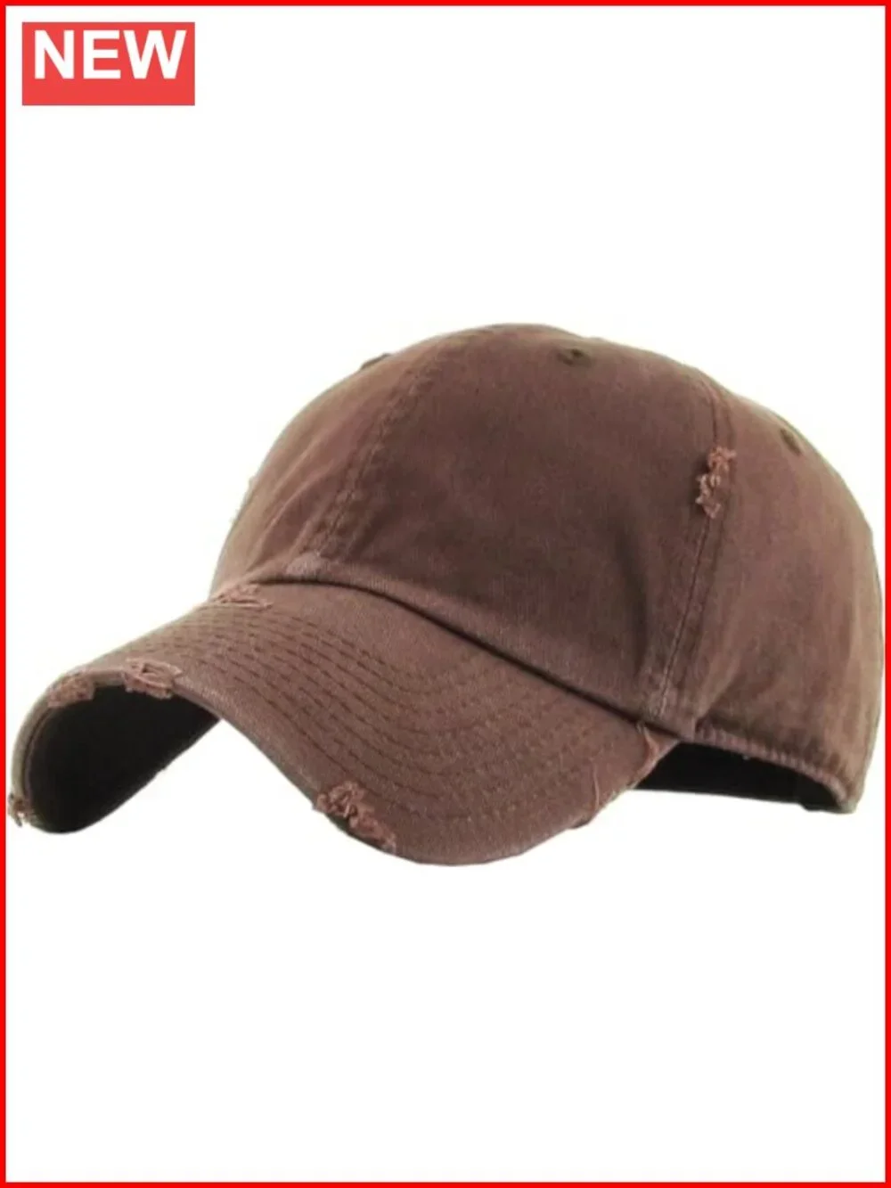Vintage Washed Distressed Cotton Dad Hat Adjustable Baseball Cap Low Profile
